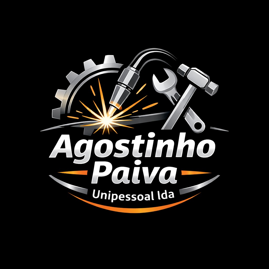 Logotipo serralharia Agostinho Paiva